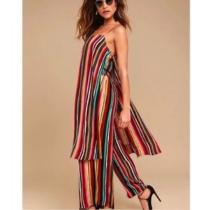 Free People Ruby Striped Two Piece Set